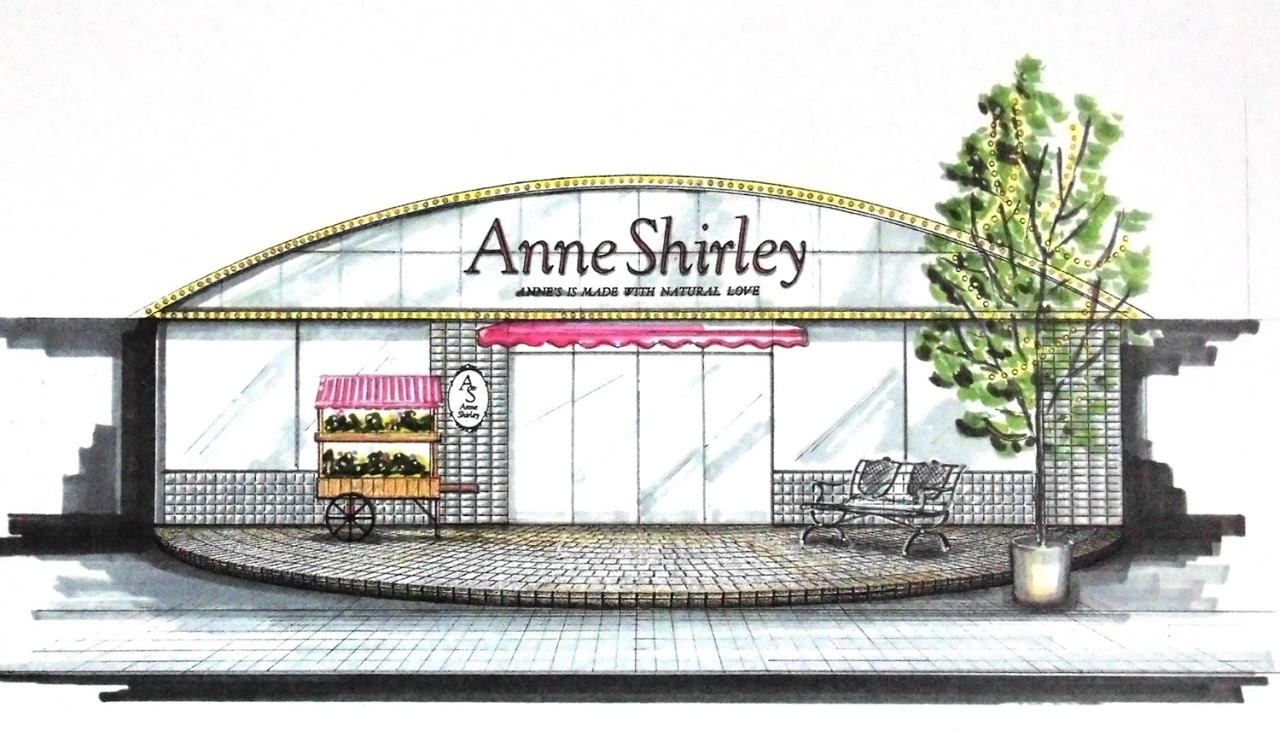 新店舗開発企画, イメージスケッチ, Anne Shirley