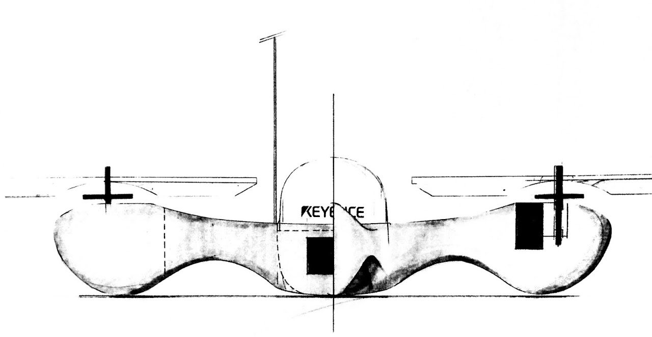 世界初のドローンデザイン, Gyro Saucer II, 新商品開発デザイン, KEYENCE