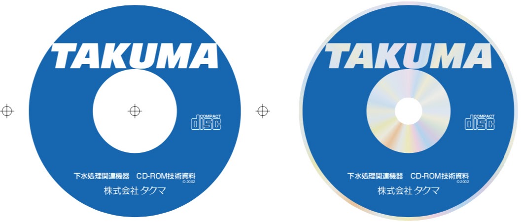 CD-ROM コンテンツ, CD盤面デザイン, タクマ